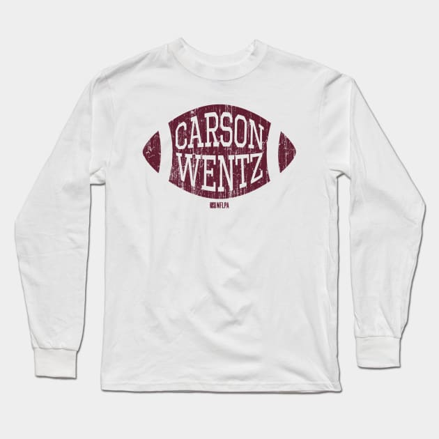 Carson Wentz Washington Football Long Sleeve T-Shirt by TodosRigatSot